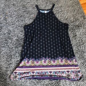 High neck dress